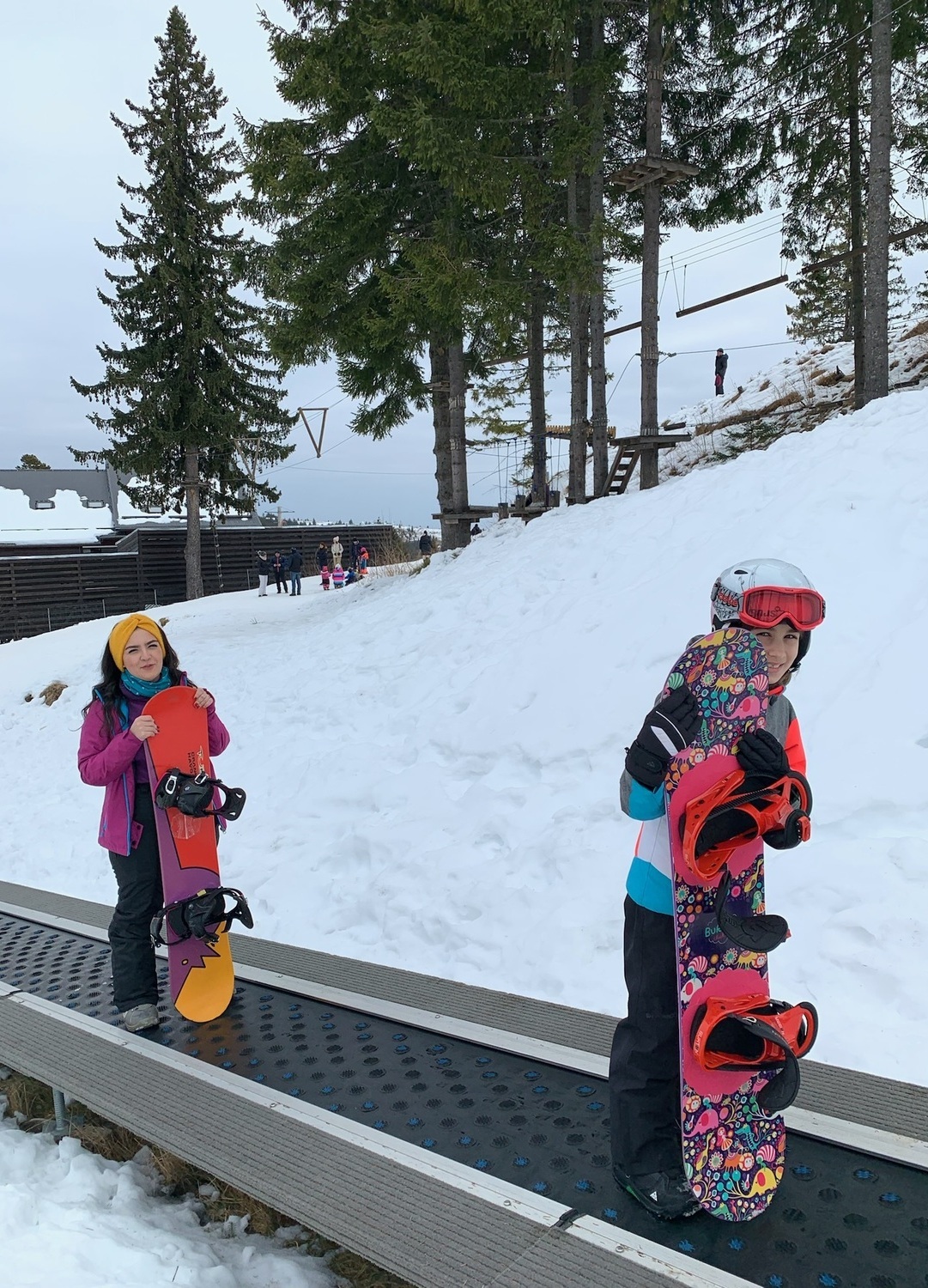 Instructor snowboard copii lecții captivante Păltiniș